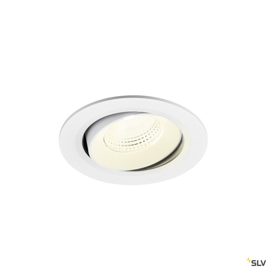 SLV 1009862 NUMINOS® MOVE L, Deckeneinbauleuchte, 4000 K, 55°, IP20, rund, weiß