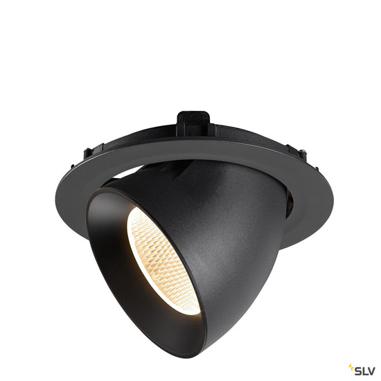 SLV 1009864 NUMINOS® GIMBLE XL, Deckeneinbauleuchte,, 2700 K, 20°, schwarz