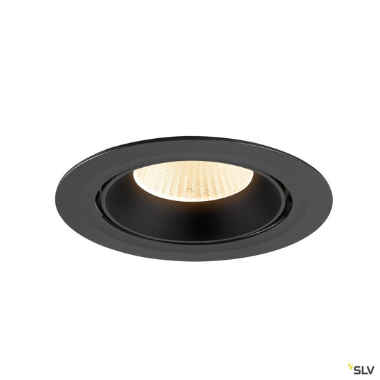 SLV 1009867 NUMINOS® GIMBLE XL, Deckeneinbauleuchte,, 2700 K, 40°, schwarz