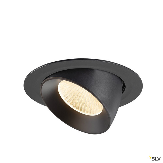 SLV 1009867 NUMINOS® GIMBLE XL, Deckeneinbauleuchte,, 2700 K, 40°, schwarz