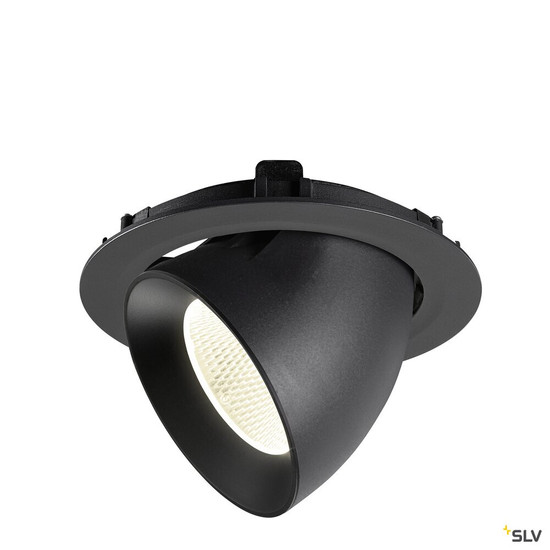 SLV 1009900 NUMINOS® GIMBLE XL, Deckeneinbauleuchte,, 4000 K, 20°, schwarz