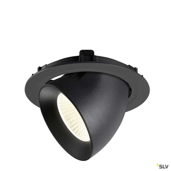 SLV 1009903 NUMINOS® GIMBLE XL, Deckeneinbauleuchte,, 4000 K, 40°, schwarz