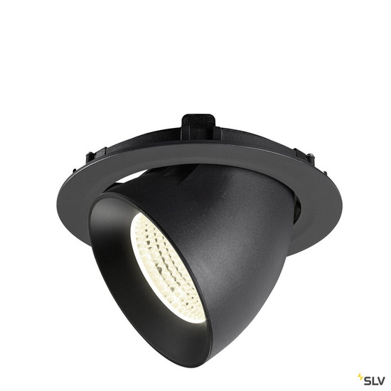 SLV 1009906 NUMINOS® GIMBLE XL, Deckeneinbauleuchte,, 4000 K, 55°, schwarz