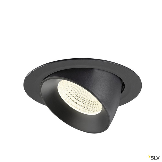 SLV 1009906 NUMINOS® GIMBLE XL, Deckeneinbauleuchte,, 4000 K, 55°, schwarz