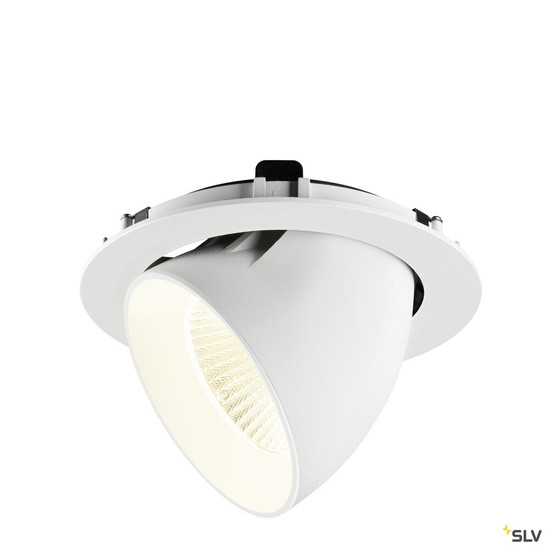 SLV 1009910 NUMINOS® GIMBLE XL, Deckeneinbauleuchte,, 4000 K, 20°, weiß