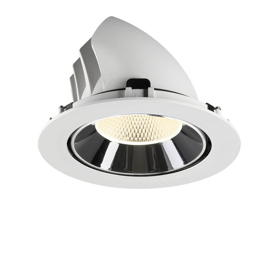 SLV 1009911 NUMINOS GIMBLE XL, Deckeneinbauleuchte weiß/chrom 4000K 20°