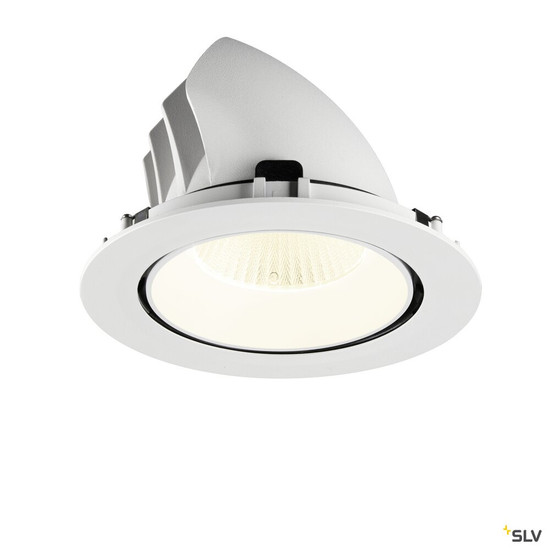 SLV 1009913 NUMINOS® GIMBLE XL, Deckeneinbauleuchte,, 4000 K, 40°, weiß