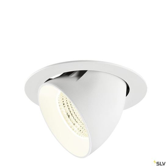 SLV 1009916 NUMINOS® GIMBLE XL, Deckeneinbauleuchte,, 4000 K, 55°, weiß
