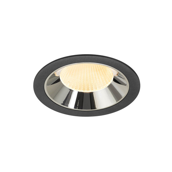 SLV 1009938 NUMINOS XL, Deckeneinbauleuchte schwarz/chrom 3000K 20°