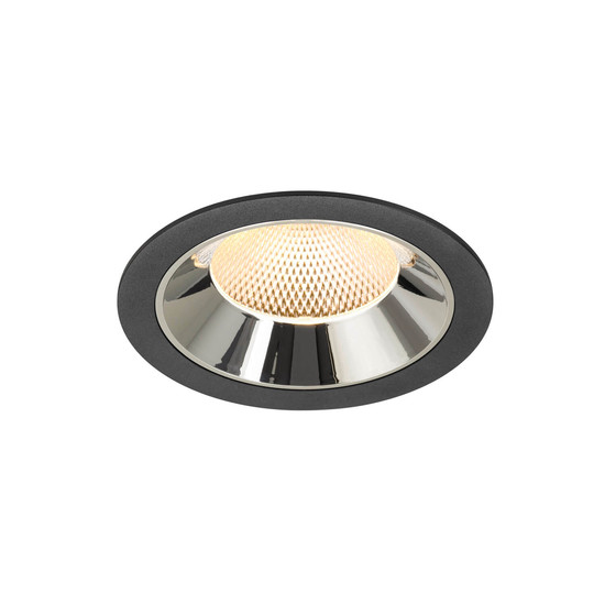 SLV 1009941 NUMINOS XL, Deckeneinbauleuchte schwarz/chrom 3000K 40°