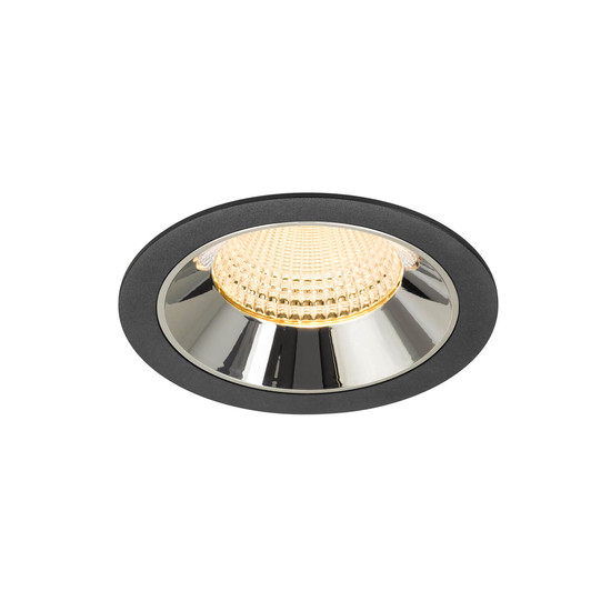 SLV 1009944 NUMINOS XL, Deckeneinbauleuchte schwarz/chrom 3000K 55°