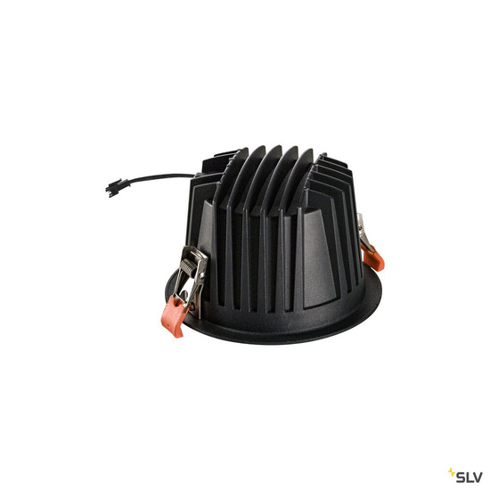 SLV 1009954 NUMINOS® XL, Deckeneinbauleuchte, 4000 K, 20°, IP20, rund, schwarz