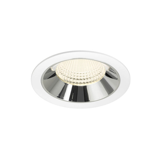 SLV 1009971 NUMINOS XL, Deckeneinbauleuchte weiß/chrom 4000K 55°