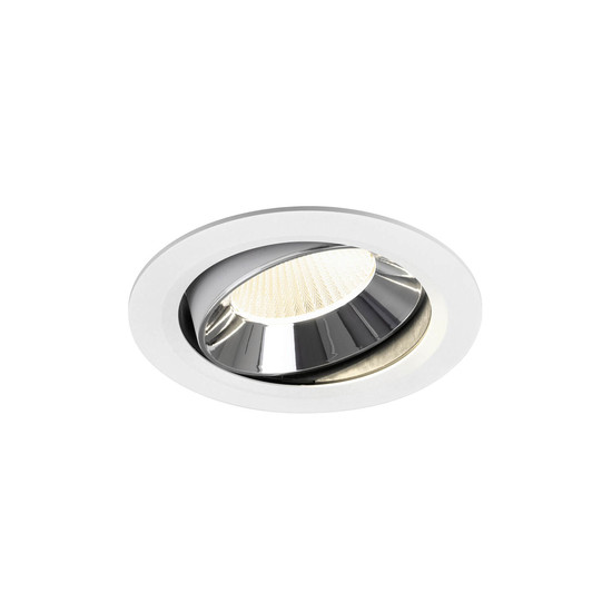SLV 1010022 NUMINOS MOVE XL, Deckeneinbauleuchte weiß/chrom 4000K 40°