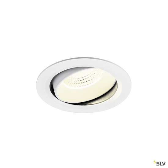 SLV 1010024 NUMINOS® MOVE XL, Deckeneinbauleuchte, 4000 K, 55°, IP20, rund, weiß