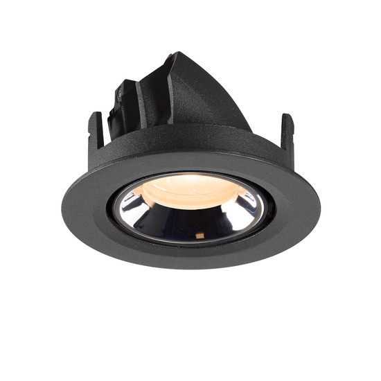 SLV 1010028 NUMINOS GIMBLE XS, Deckeneinbauleuchte schwarz/chrom 2700K 20°