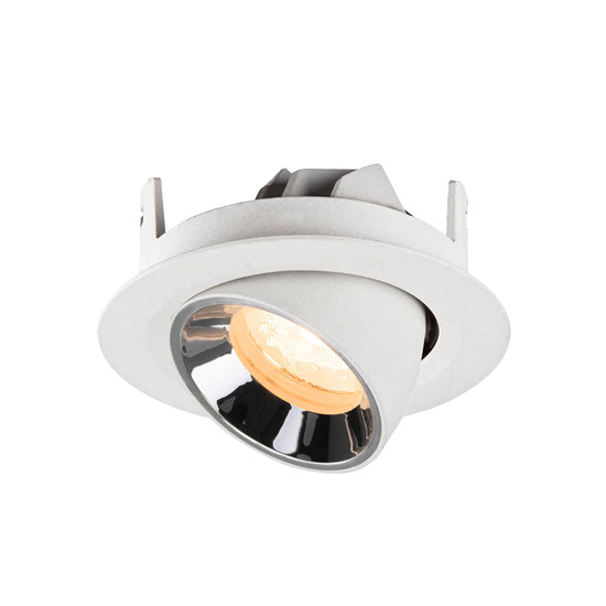 SLV 1010040 NUMINOS GIMBLE XS, Deckeneinbauleuchte weiß/chrom 2700K 40°
