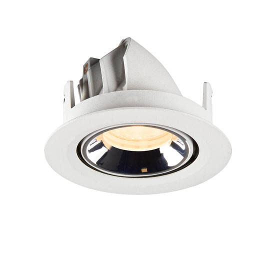 SLV 1010058 NUMINOS GIMBLE XS, Deckeneinbauleuchte weiß/chrom 3000K 40°