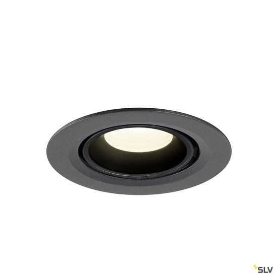 SLV 1010062 NUMINOS® GIMBLE XS, Deckeneinbauleuchte, 4000 K, 20°, IP20, rund, schwarz