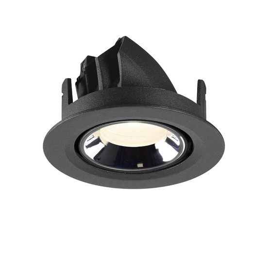 SLV 1010064 NUMINOS GIMBLE XS, Deckeneinbauleuchte schwarz/chrom 4000K 20°
