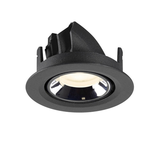 SLV 1010070 NUMINOS GIMBLE XS, Deckeneinbauleuchte schwarz/chrom 4000K 55°