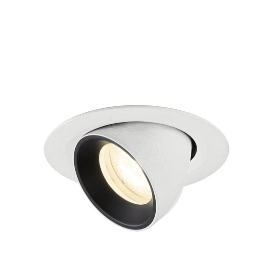 SLV 1010077 NUMINOS GIMBLE XS, Deckeneinbauleuchte weiß/schwarz 4000K 55°