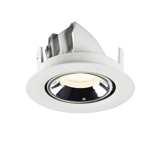 SLV 1010079 NUMINOS GIMBLE XS, Deckeneinbauleuchte weiß/chrom 4000K 55°
