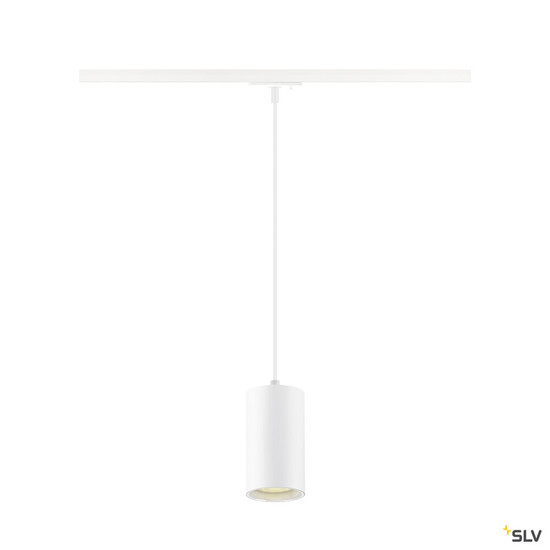 SLV 1010100 ASTO TUBE, 1~ Pendelleuchte, GU10, Pendellänge 250 cm, 1 x max. 10 W, weiß