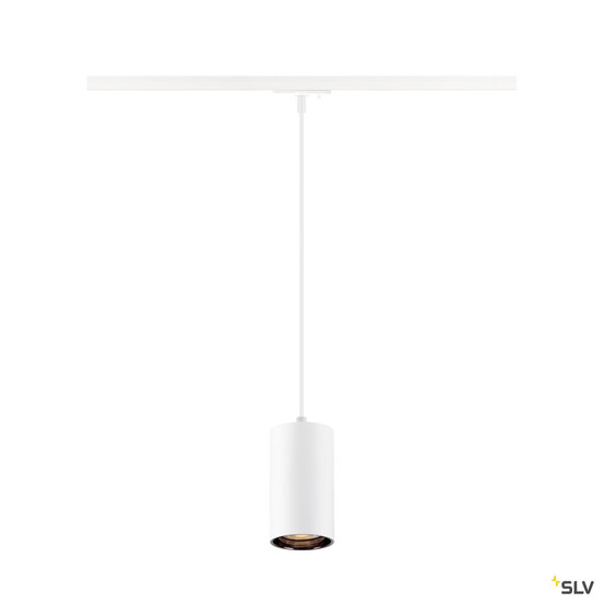 SLV 1010100 ASTO TUBE, 1~ Pendelleuchte, GU10, Pendellänge 250 cm, 1 x max. 10 W, weiß