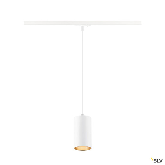 SLV 1010100 ASTO TUBE, 1~ Pendelleuchte, GU10, Pendellänge 250 cm, 1 x max. 10 W, weiß