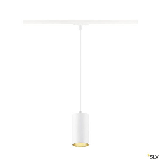 SLV 1010100 ASTO TUBE, 1~ Pendelleuchte, GU10, Pendellänge 250 cm, 1 x max. 10 W, weiß