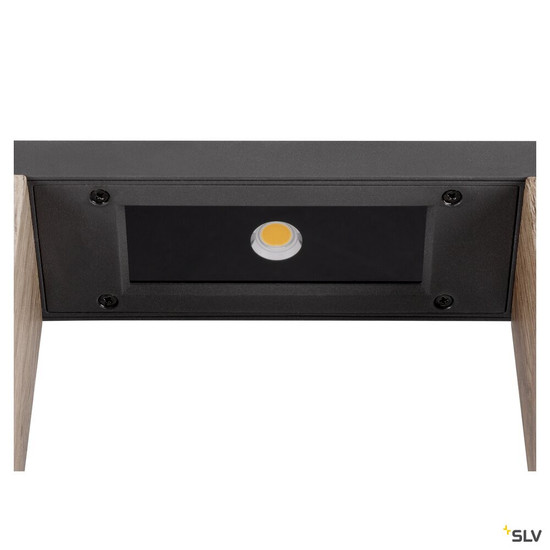 SLV 1010103 FLATT II 36, Stehleuchte, PHASE, 2700 K, IP65, quadratisch, anthrazit / braun