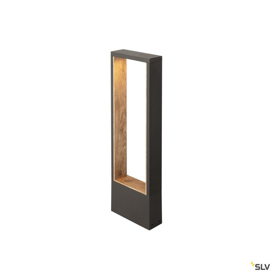 SLV 1010105 FLATT II 62, Stehleuchte, PHASE, 2700 K, IP65, quadratisch, anthrazit / braun