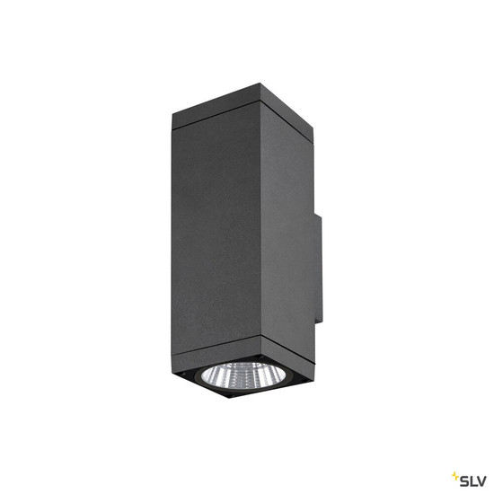 SLV 1010189 THEO PRO L, Wandaufbauleuchte, single, DALI, P2, rechteckig, 2700 K, 15 W, 24°, anthrazit