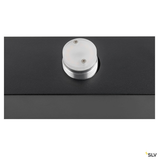 SLV 1010194 SUN Mirror, Wandaufbauleuchte, triple, 2700/3000/4000 K, TOUCH button, 18 W,  IP44, schwarz