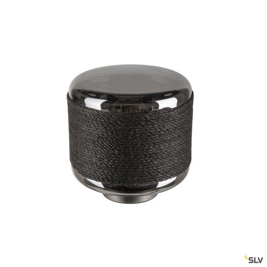 SLV 1010209 PANTILO ROPE 19, Tischleuchte, E27, zylindrisch, 1 x max. 15 W, silber