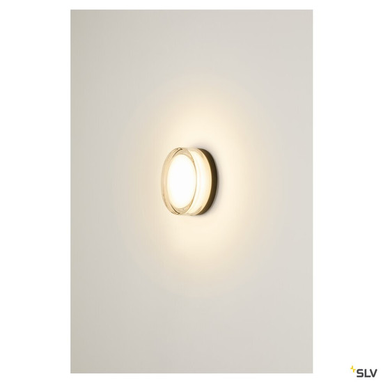 SLV 1010210 CYFT XL, Wand- und Deckenaufbauleuchte, 2700/3000/4000 K, 15 W, PHASE, 125°, IP65 schwarz / klar