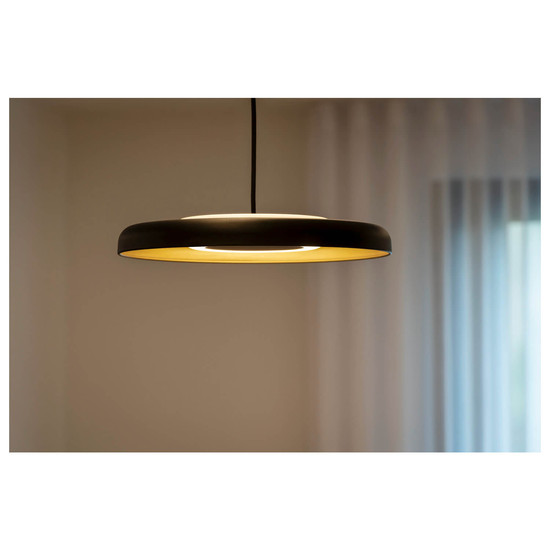 SLV 1010216 MOTUNA, PD, Phase, Pendelleuchte, 2700K, 10W, 130°, schwarz / goldfarben