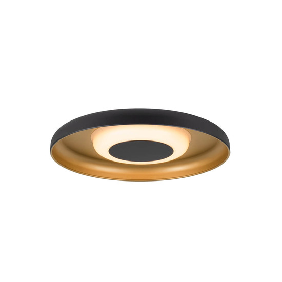 SLV 1010217 MOTUNA, CW, Phase, Wand- und Deckenaufbauleuchte, rund, 2700K, 10W, 130°, schwarz / goldfarben