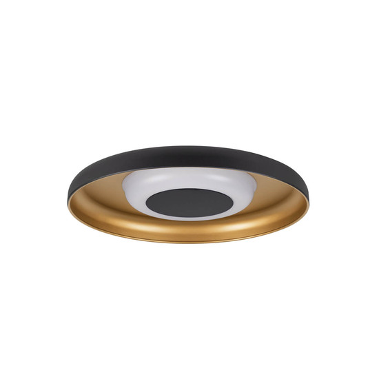 SLV 1010217 MOTUNA, CW, Phase, Wand- und Deckenaufbauleuchte, rund, 2700K, 10W, 130°, schwarz / goldfarben