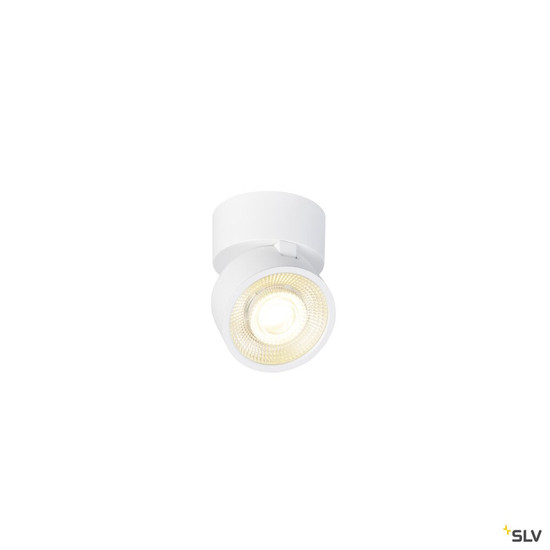 SLV 1010263 KALU 2.0, Wand- und Deckenaufbauleuchte, PHASE, 3000 K, 10 W, 36°, weiß