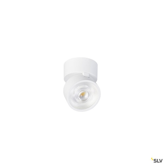 SLV 1010263 KALU 2.0, Wand- und Deckenaufbauleuchte, PHASE, 3000 K, 10 W, 36°, weiß