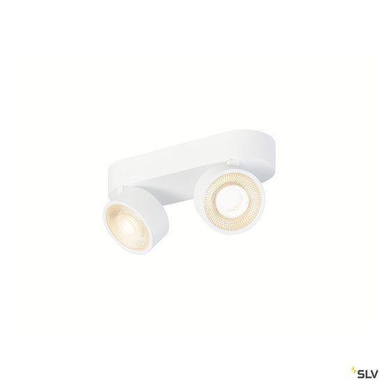SLV 1010266 KALU 2.0, Wand- und Deckenaufbauleuchte, PHASE, 2700 K, 19 W, 36°, weiß