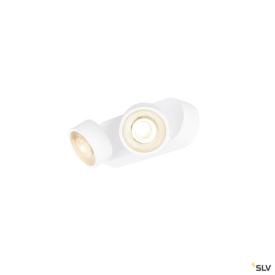 SLV 1010266 KALU 2.0, Wand- und Deckenaufbauleuchte, PHASE, 2700 K, 19 W, 36°, weiß