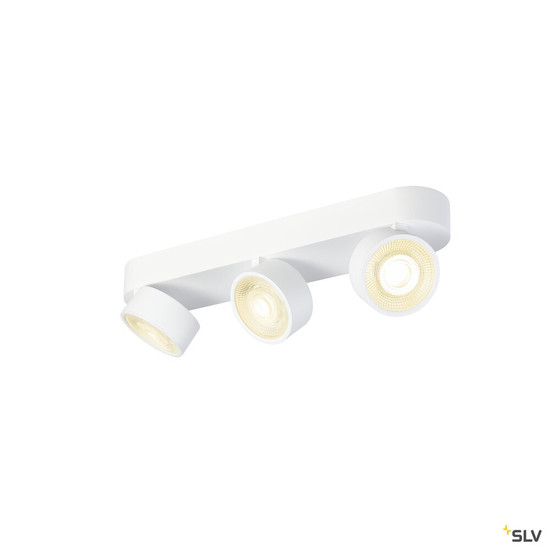 SLV 1010275 KALU 2.0, Wand- und Deckenaufbauleuchte, PHASE, 3000 K, 28 W, 36°, weiß