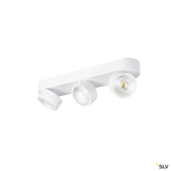 SLV 1010275 KALU 2.0, Wand- und Deckenaufbauleuchte, PHASE, 3000 K, 28 W, 36°, weiß