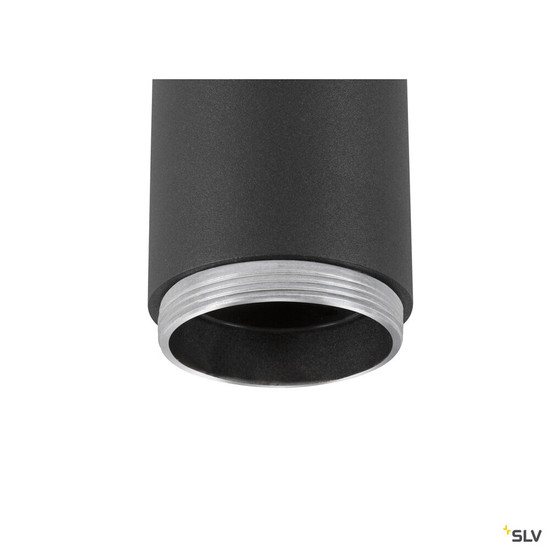 SLV 1010285 LALU®, Pendelleuchte, E27 Base, Mix&Match, Pendellänge 200 cm, 1 x max. 10 W, schwarz