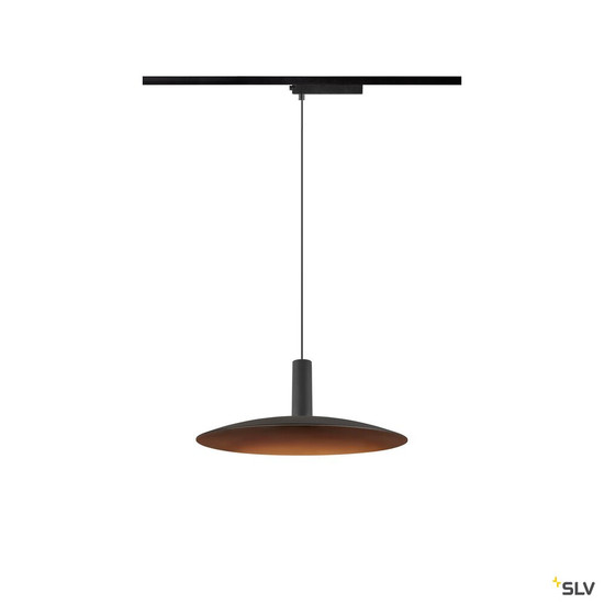 SLV 1010288 LALU®, 1~Pendelleuchte, PHASE, LED Base, Mix&Match, Pendellänge 200 cm, 2700/3000K, 40°, schwarz