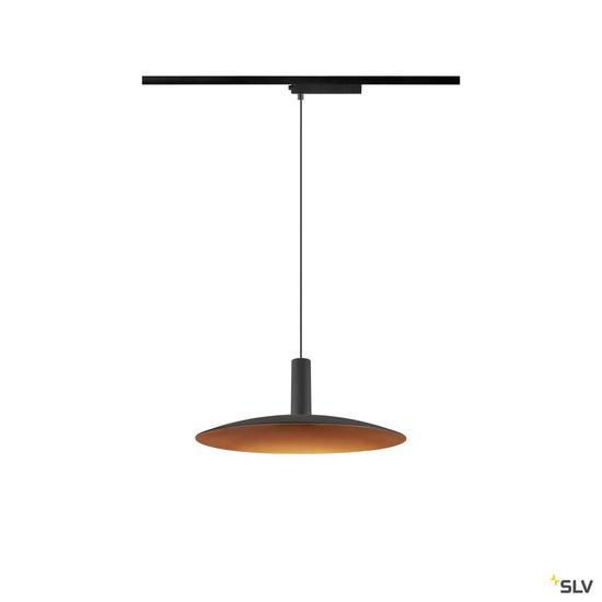 SLV 1010288 LALU®, 1~Pendelleuchte, PHASE, LED Base, Mix&Match, Pendellänge 200 cm, 2700/3000K, 40°, schwarz