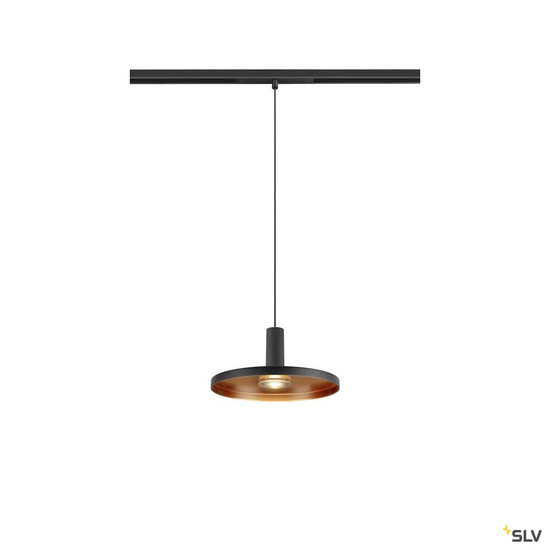 SLV 1010289 LALU®, 48V Pendelleuchte, DALI, LED Base, Mix&Match, Pendellänge 200 cm, 2700/3000K, 40°, schwarz